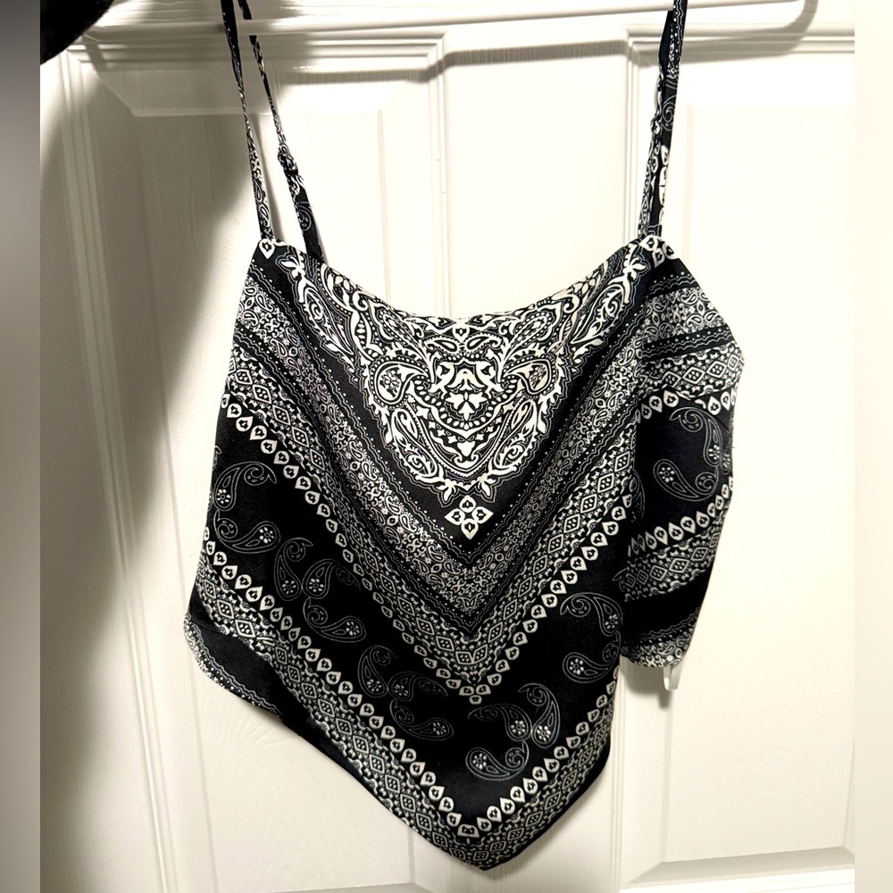 Lulus Bandana Tie Tank